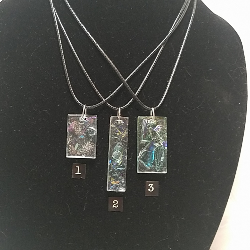 Shattered Glass Pendants $25 Each